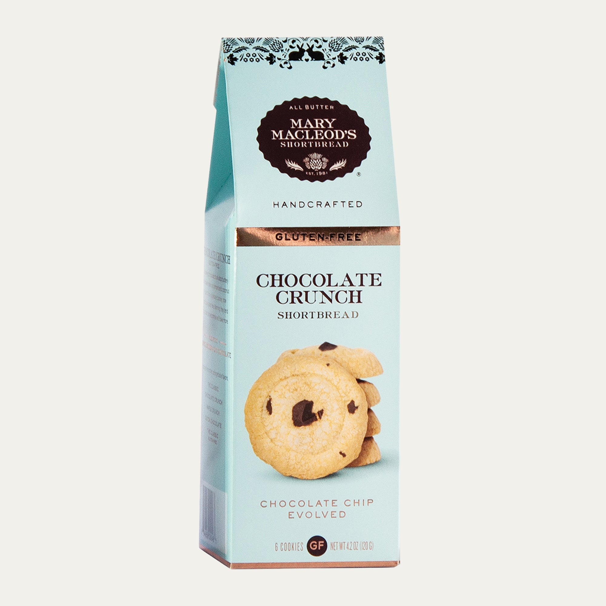 Peaked Box Of Gluten Free Shortbread Cookies