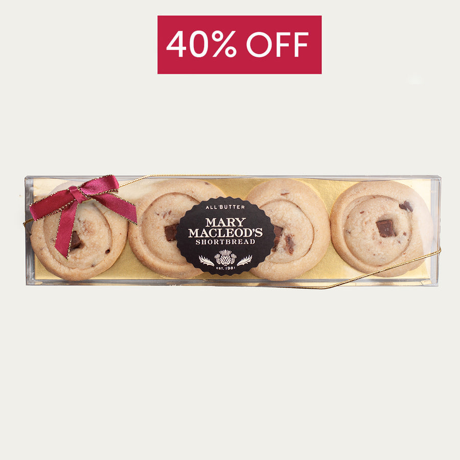 Clear Boxes of 4 Cookies