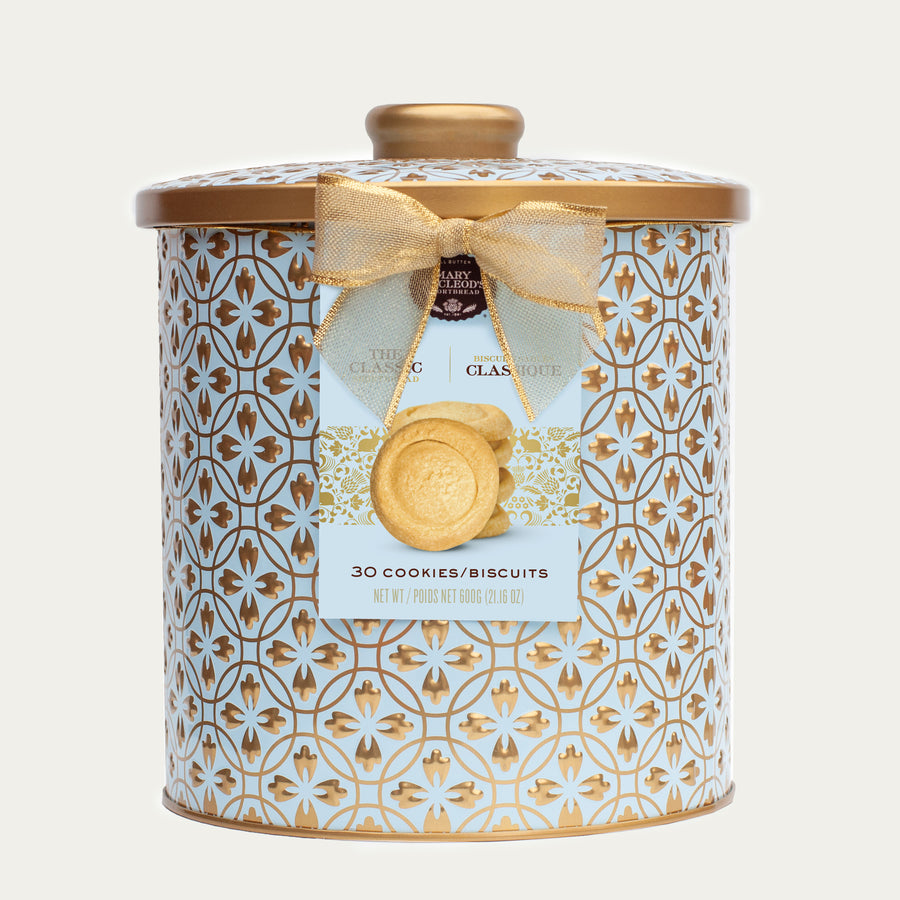 Embossed Cookie Jar Tin