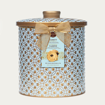 Embossed Cookie Jar Tin
