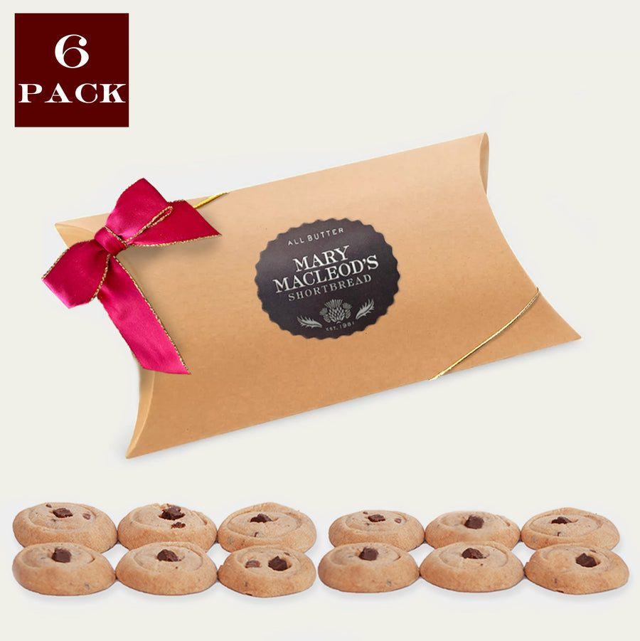 CBS Collection - Pillow Box of Chocolate Crunch Shortbread