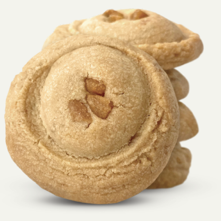 Maple crunch shortbread cookies
