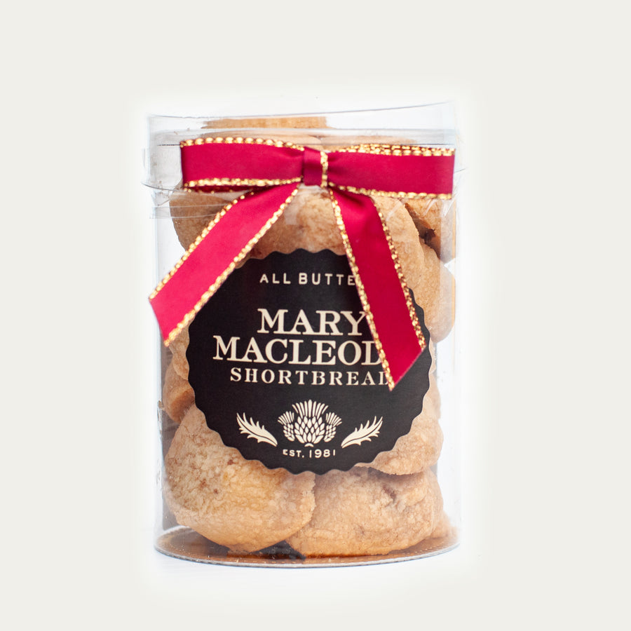Clear Small Canister of Mini Cookies