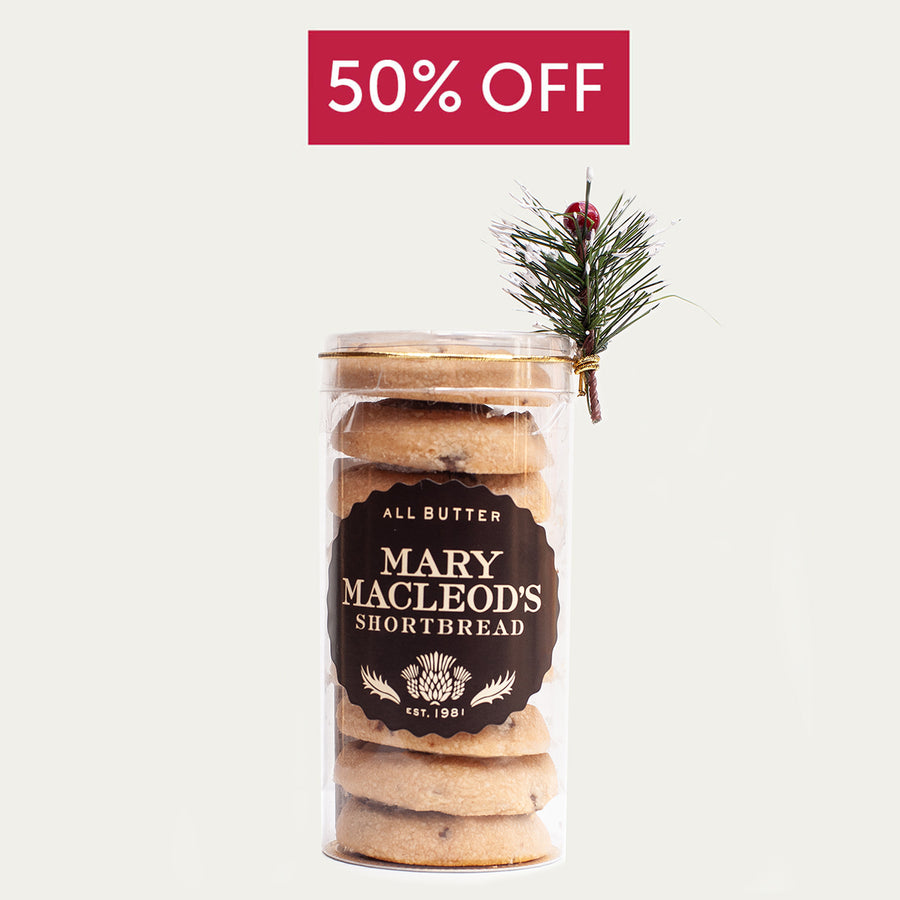 Clear Tall Canister of Cookies