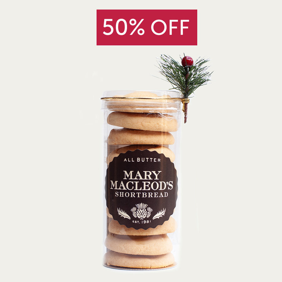 Clear Tall Canister of Cookies