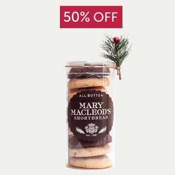 Clear Tall Canister of Cookies