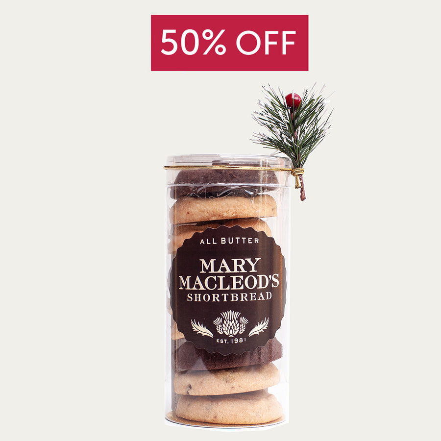 Clear Tall Canister of Cookies