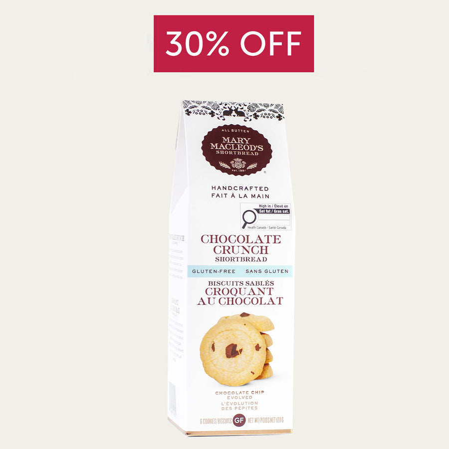 Peaked Box of Gluten Free Shortbread Cookies